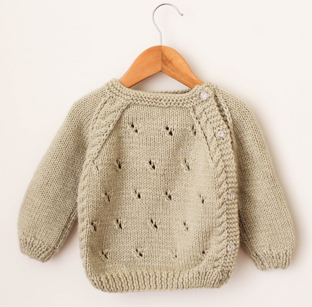 Handmade Cable Designed Sweater