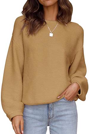 Puffed Sleeve Sweater