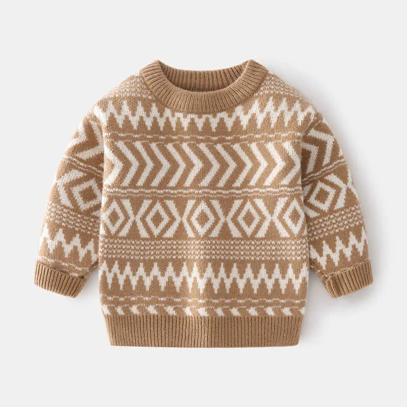 Striped Knitted Pullovers Hombre Sweater