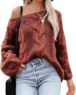 Off-the-shoulder Sweater